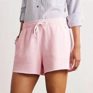 NWT POLO RALPH LAUREN Embroidered cotton-blend jersey shorts
Color: Pink